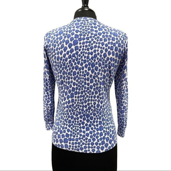 vineyard Vines Seashell Button Front Crewneck Cardigan Sz S - Picture 6 of 13